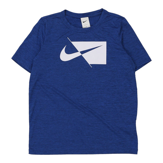 Vintage Age 13-14 Nike T-Shirt - XL Blue Cotton