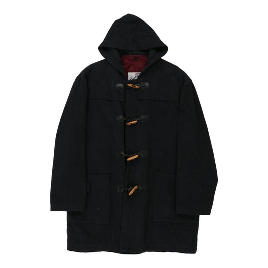 Vintage Sea Boys Duffle Coat - XL Black Wool Blend