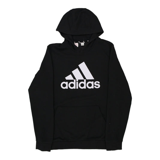 Vintage black Adidas Hoodie - mens medium