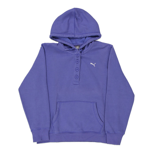 Vintage purple Puma Hoodie - womens large