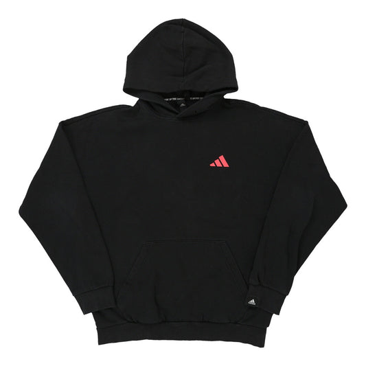 Vintage black Adidas Hoodie - mens medium