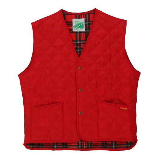 Vintage Confidor Gilet - 2XL Red Polyester