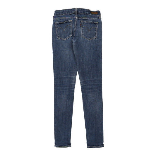 Vintage Levis Skinny Jeans - 27W UK 4 Blue Cotton