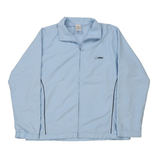 Vintage Adidas Jacket - 2XL Blue Polyester