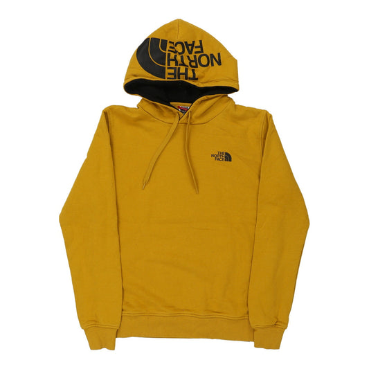 Vintage The North Face Hoodie - Medium Yellow Cotton Blend