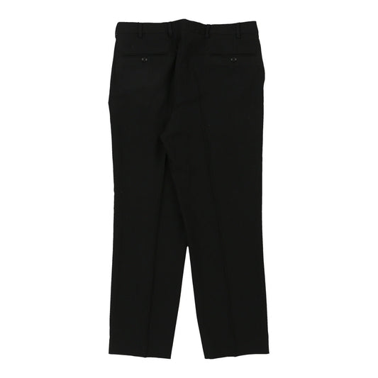 Vintage black Valentino Trousers - mens 36" waist