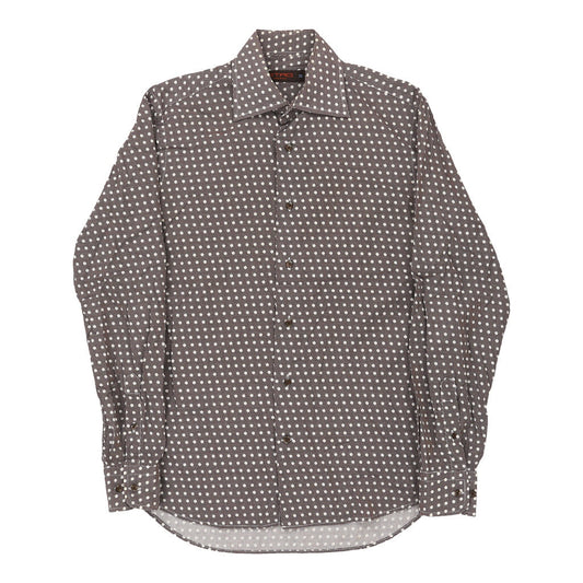 Vintage brown Etro Patterned Shirt - mens medium