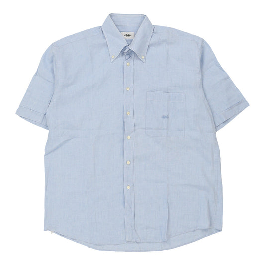 Vintage blue Missoni Short Sleeve Shirt - mens x-large