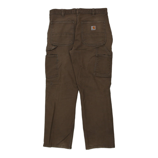 Vintage khaki Carhartt Carpenter Trousers - mens 34" waist