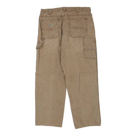 Vintage beige Lee Carpenter Jeans - mens 34" waist
