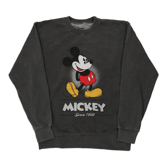 Vintage grey Mickey Disney Sweatshirt - mens large