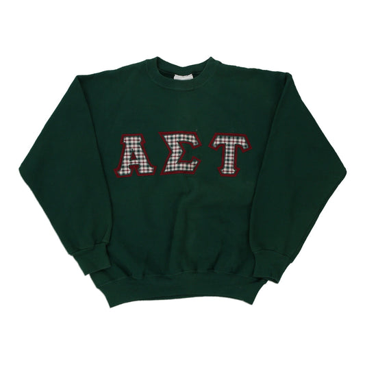 Vintage green Hanes Sweatshirt - mens large