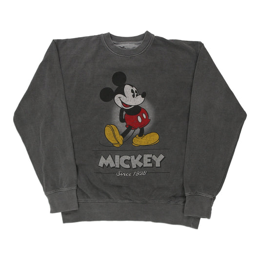 Vintage grey Mickey Disney Sweatshirt - mens large