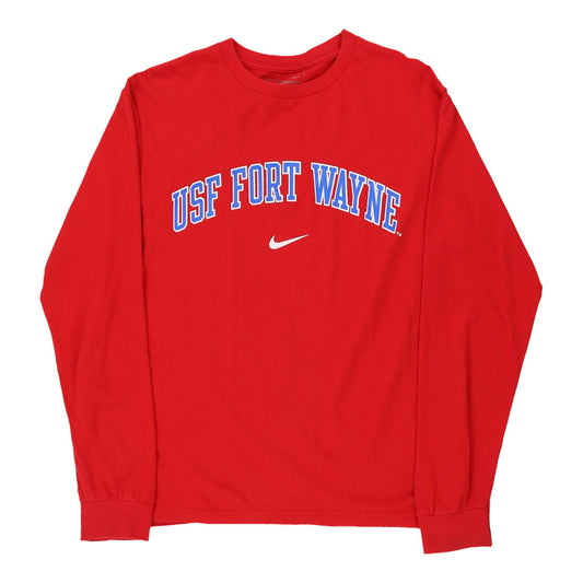 Vintage red Age 14-16 USF Fort Wayne Nike Long Sleeve T-Shirt - boys small