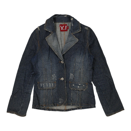 Vintage Miss Yes Denim Jacket - Small Blue Cotton