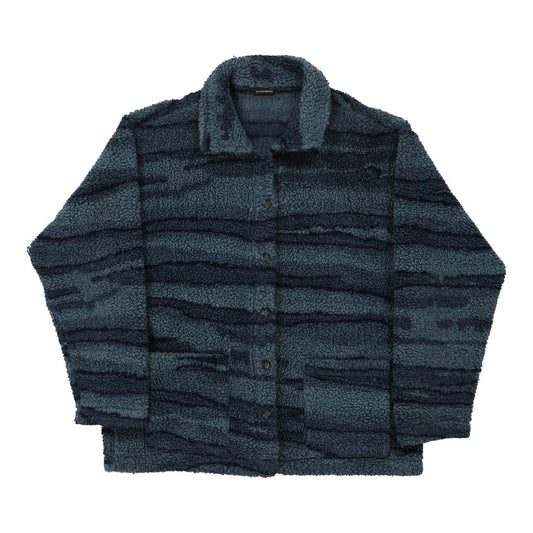 Vintage Napapijri Fleece - XL Blue Polyester