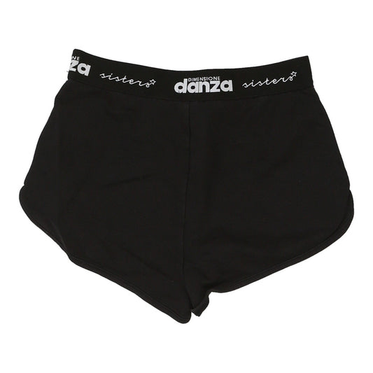 Vintage black Dimensione Danza Sport Shorts - womens small