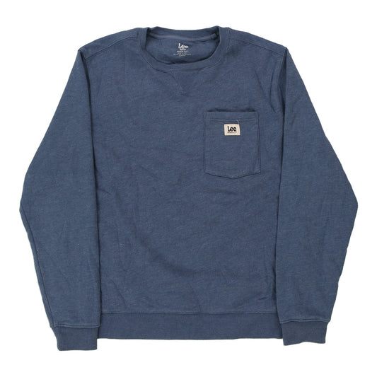 Vintage blue Lee Sweatshirt - mens medium