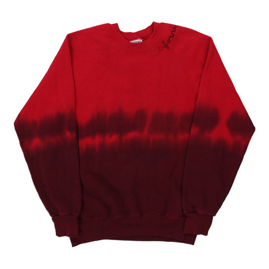 Vintage red Made in USA California Lee Sweatshirt - mens small