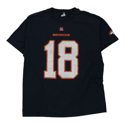 Vintage navy Denver Broncos Nfl Team Apparel T-Shirt - mens large