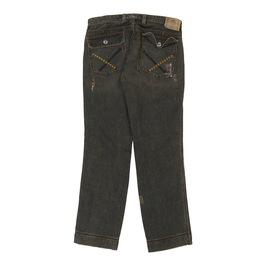 Vintage Gaudi Jeans - 34W UK 14 Grey Cotton