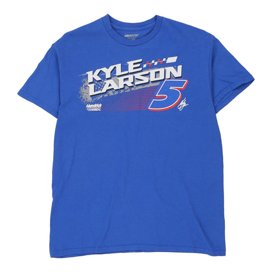 Vintage blue Kyle Larson Nascar T-Shirt - womens medium