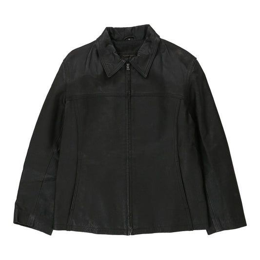 Vintage black Unbranded Leather Jacket - womens small