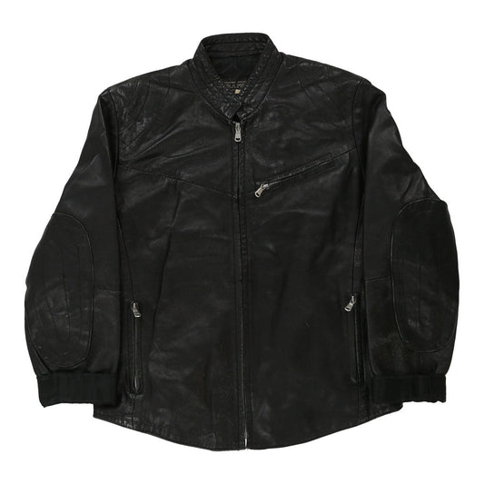 Vintage black Unbranded Leather Jacket - womens large