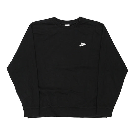 Vintage Nike Sweatshirt - XL Black Cotton