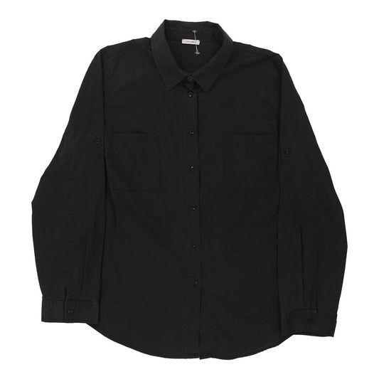 Vintage Fiorella Rubino Shirt - Large Black Cotton