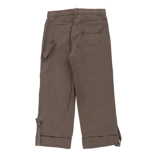 Vintage Kenny'S Carpenter Trousers - 30W UK 10 Beige Cotton