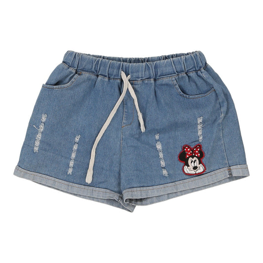 Vintage blue Minnie Mouse Unbranded Denim Shorts - womens large