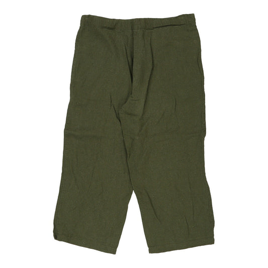 Vintage green West Trousers - womens medium