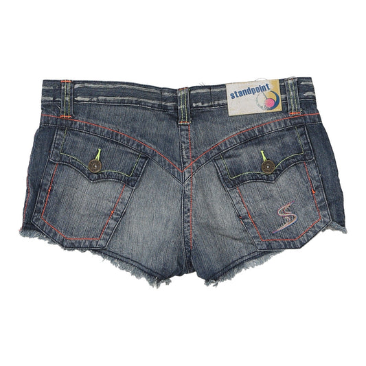 Vintage dark wash Standpoint Denim Shorts - womens 34" waist