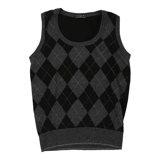 Vintage grey Fred Perry Sweatshirt - womens medium