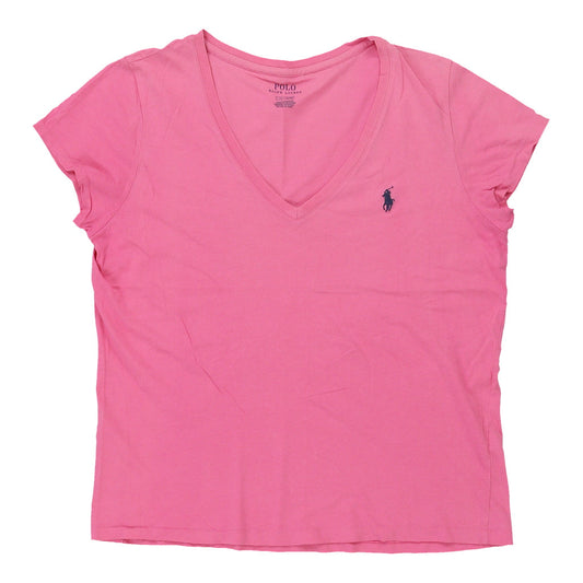 Vintage pink Ralph Lauren T-Shirt - womens large