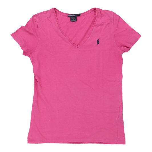 Vintage pink Ralph Lauren T-Shirt - womens large