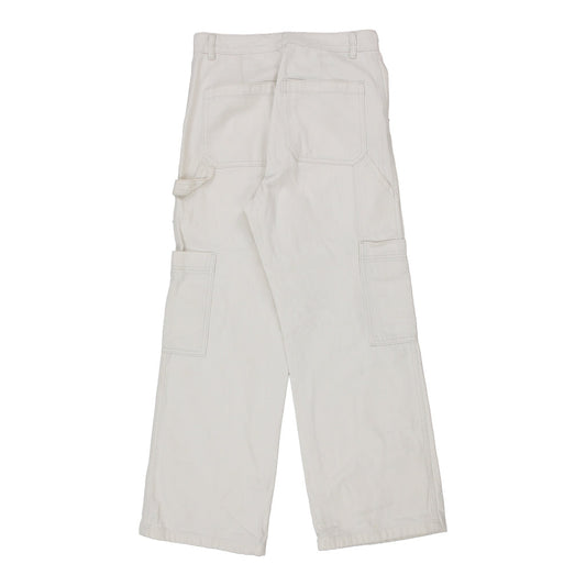 Vintage white Unbranded Carpenter Trousers - mens 31" waist