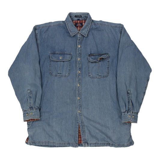 Vintage blue Dickies Denim Shirt - mens x-large