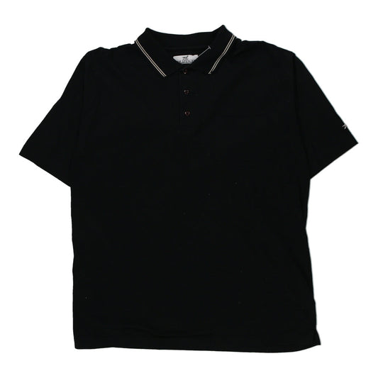 Vintage black Jim Spencer Polo Shirt - mens x-large