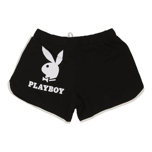 Vintage black Playboy Sport Shorts - womens medium