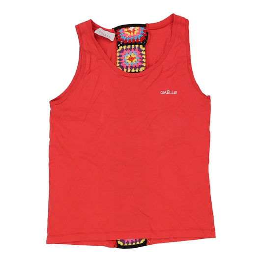 Vintage red Gabelle Vest - womens medium