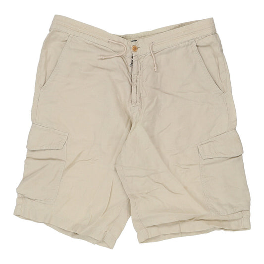 Vintage cream Paul & Shark Cargo Shorts - mens x-large