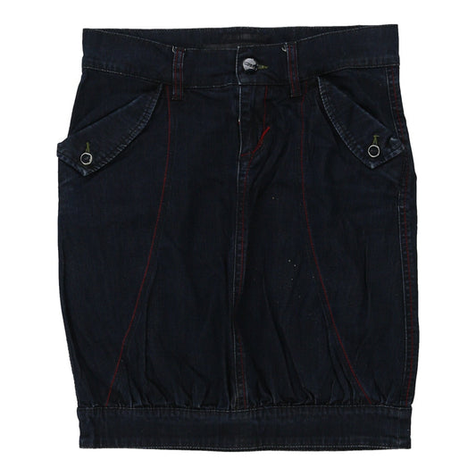 Vintage dark wash Gas Denim Skirt - womens 30" waist