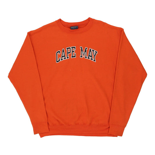 Vintage orange Cape May Perrin Sweatshirt - mens large