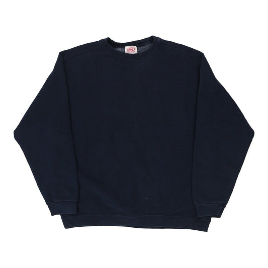 Vintage navy Bvd Sweatshirt - mens x-large