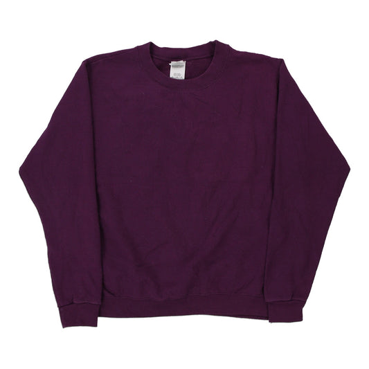 Vintage purple Gildan Sweatshirt - mens large