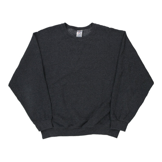 Vintage grey Jerzees Sweatshirt - mens large