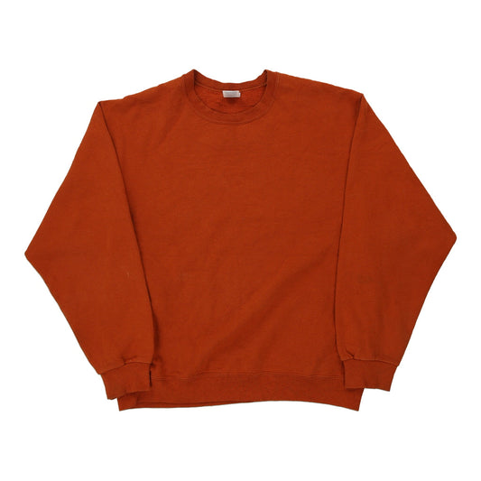 Vintage orange Jerzees Sweatshirt - mens large