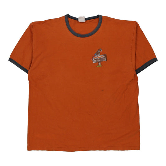 Vintage orange Myrtle Beach Harley Davidson T-Shirt - mens xx-large